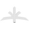 Ekena Millwork Davenport Architectural Grade PVC Gable Bracket, 48"W x 24"H x 4"D x 4"F, 12/12 Pitch GBP048X24X0404DAV00 - alternate 5